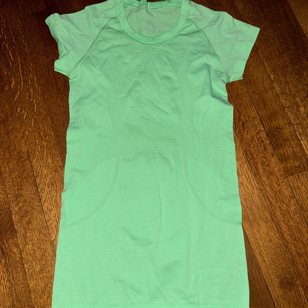 Neon Green Lulu Women's Top size 4